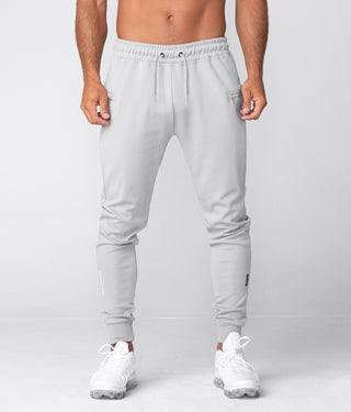 Born Tough Momentum Two-Toned Design Gray Gym Workout Jogger Pants for Men